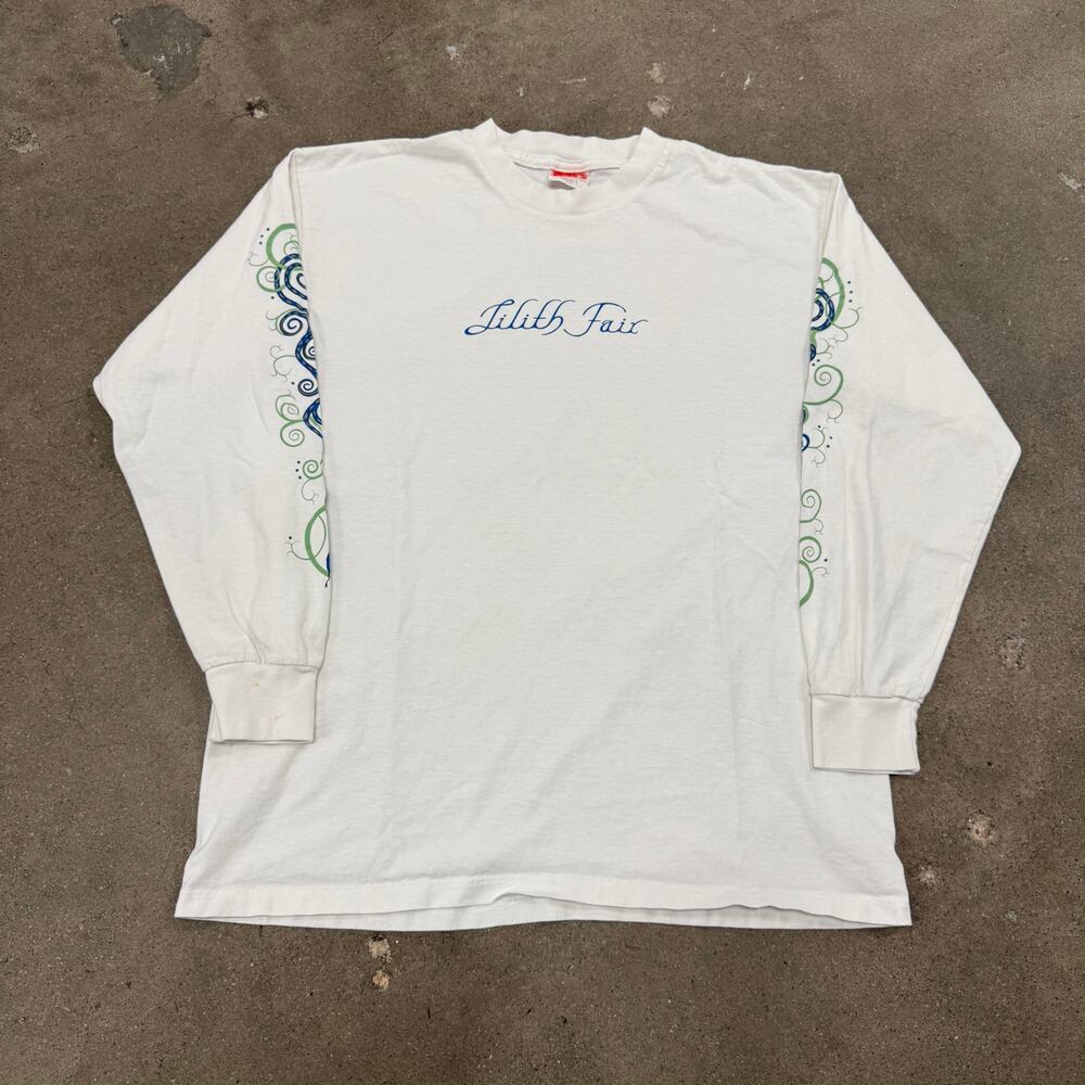 Vintage Lilith Fair 1999 Long Sleeve Tour 90s Female Concert Band T-Shirt Large